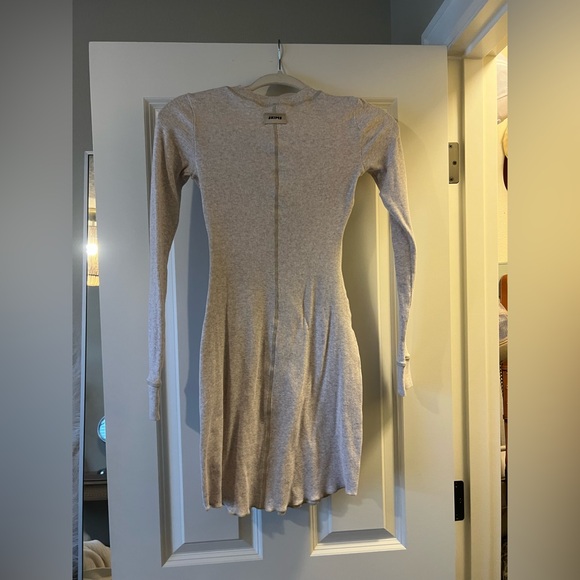 SKIMS Cotton Rib Henley Mini Dress - Picture 2 of 6